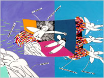 Burning Angel Painting